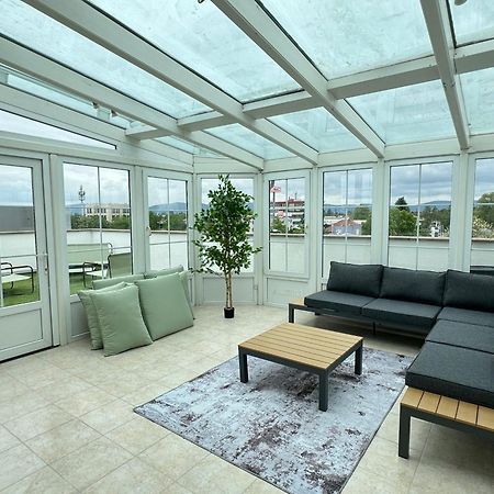 220 Qm Penthouse Wohnung Mit Fahrstuhl - Ohne Spa City Airport City Airport Mannheim Exterior foto